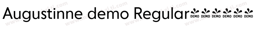 Augustinne demo Regular字体转换